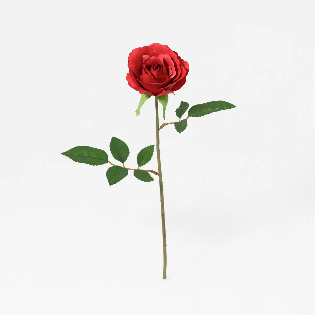 JUST HOME COLLECTION - Vara Rosa Artificial Roja 48 cm