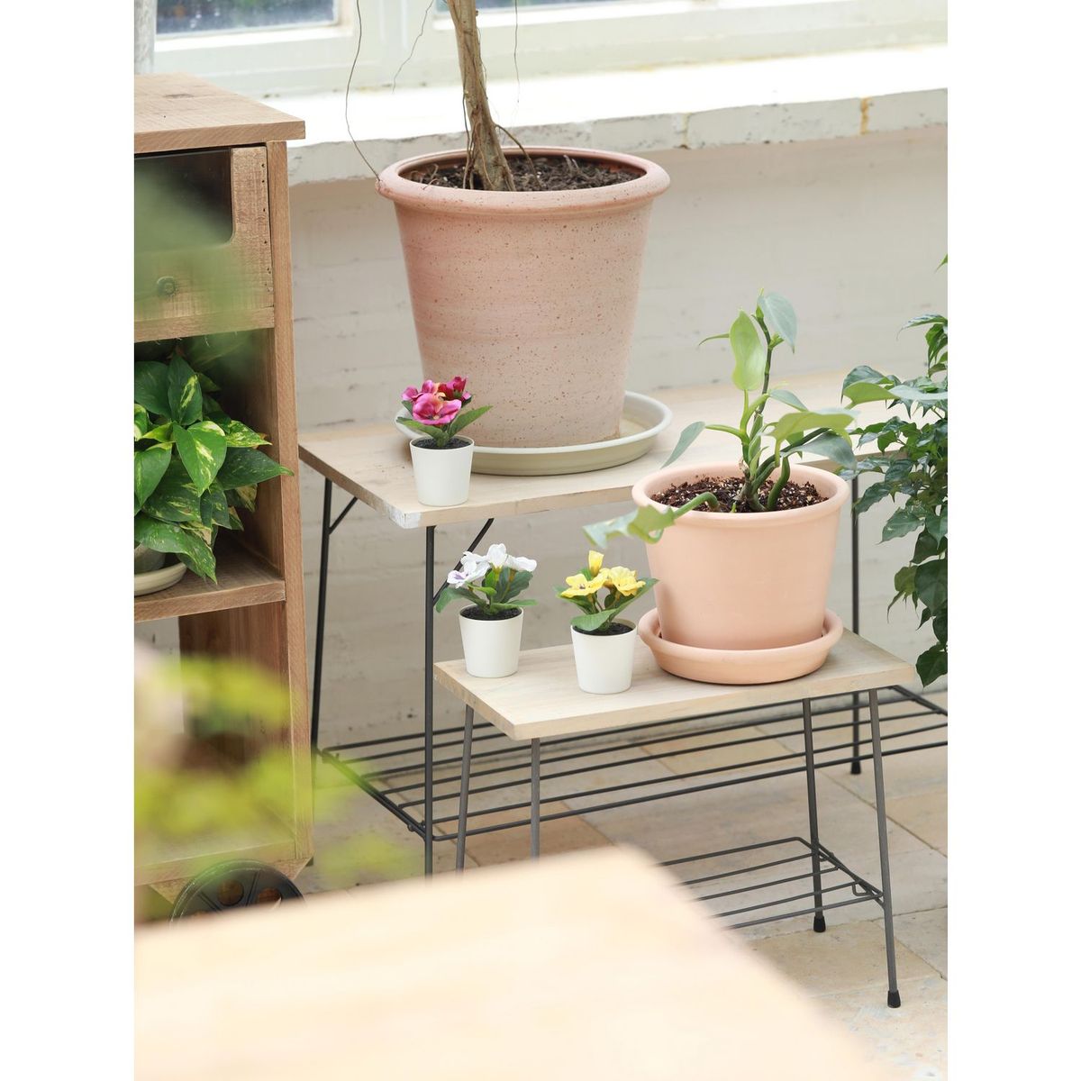 JUST HOME COLLECTION - Set de 3 Flores Artificiales 12cm