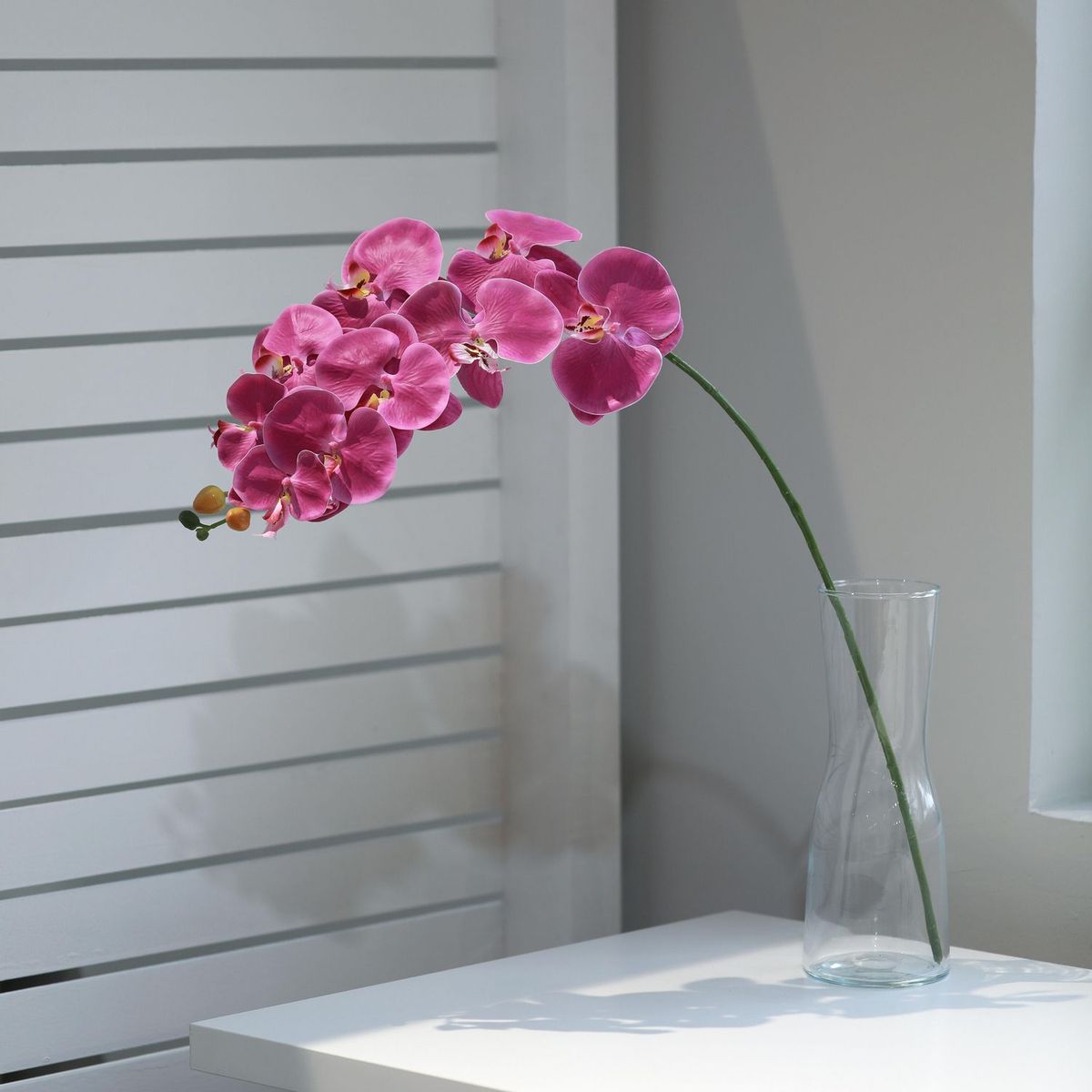 JUST HOME COLLECTION - Vara de Flor Artificial Orquidea Rosada 78cm