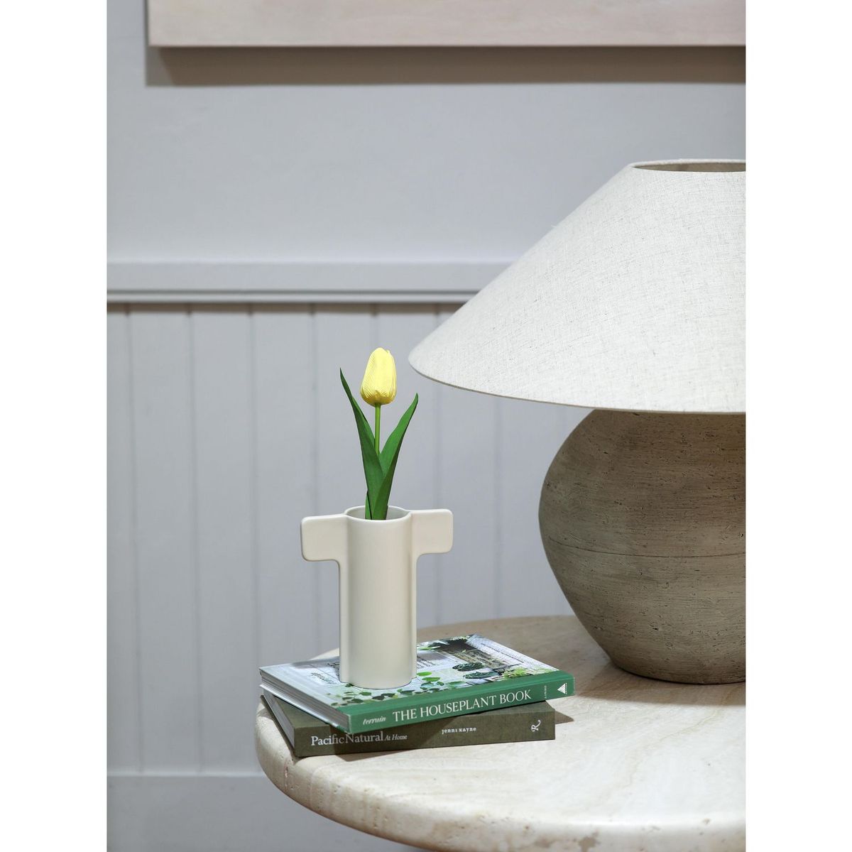 JUST HOME COLLECTION - Vara de Flor Artificial Tulipan Amarillo 57cm