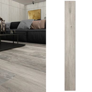 Piso SPC Oakton Grey 5 mm 18.2x152.4 cm 2.5 m2