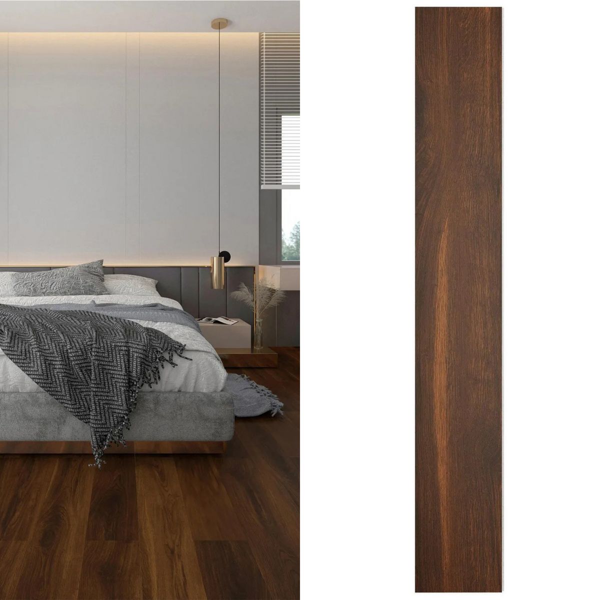 HOLZTEK - Piso SPC Brookland 4.2 mm 18.2x122 cm 3.11 m2