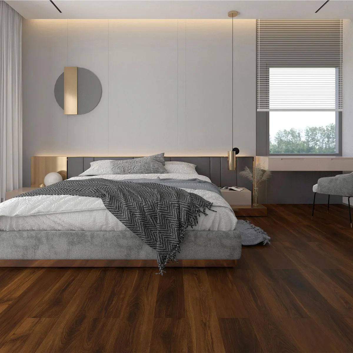 HOLZTEK - Piso SPC Brookland 4.2 mm 18.2x122 cm 3.11 m2