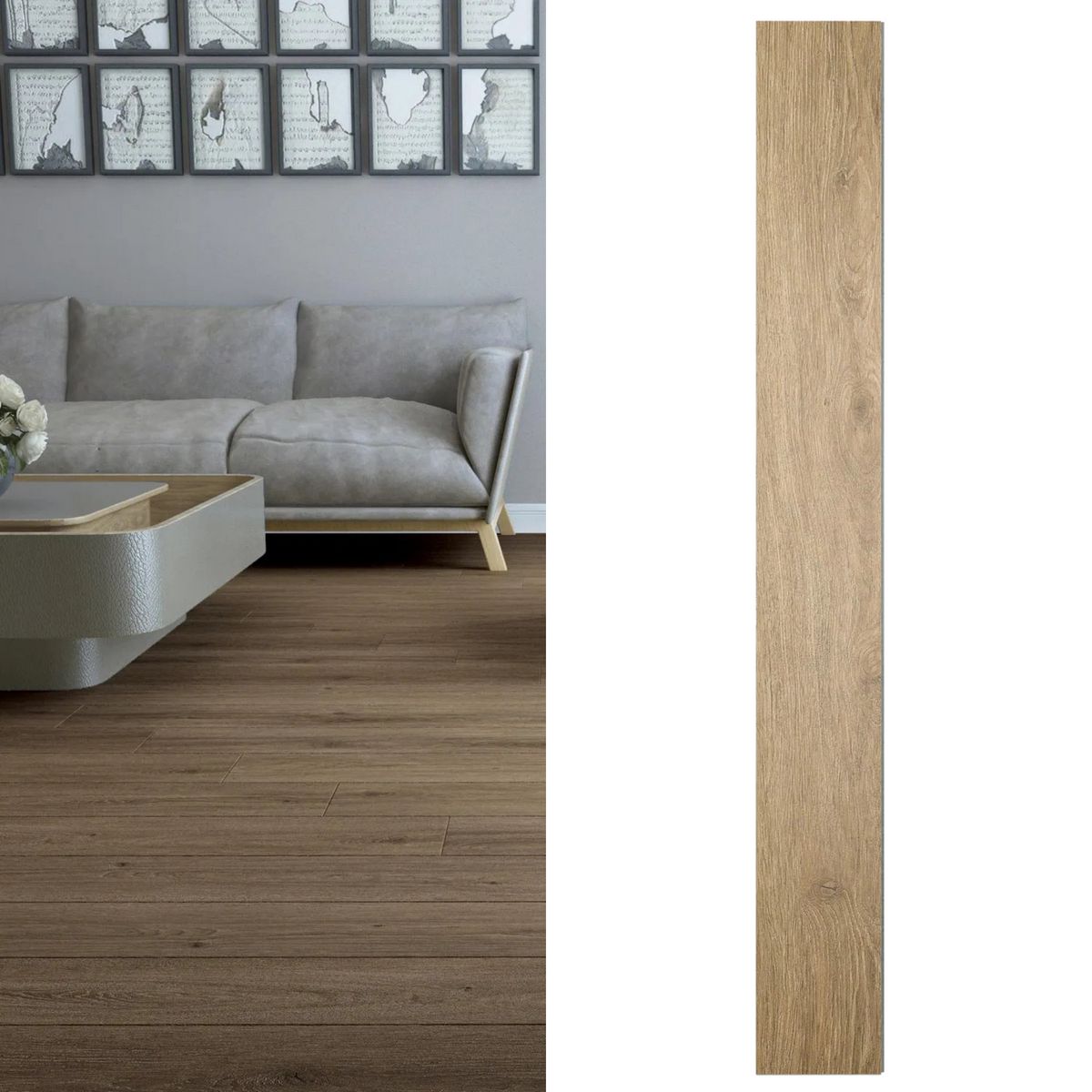 HOLZTEK - Piso SPC Minnesota Oak 5 mm 18.2x152.4 cm 2.5 m2