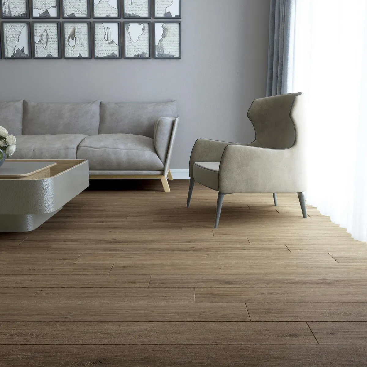 HOLZTEK - Piso SPC Minnesota Oak 5 mm 18.2x152.4 cm 2.5 m2