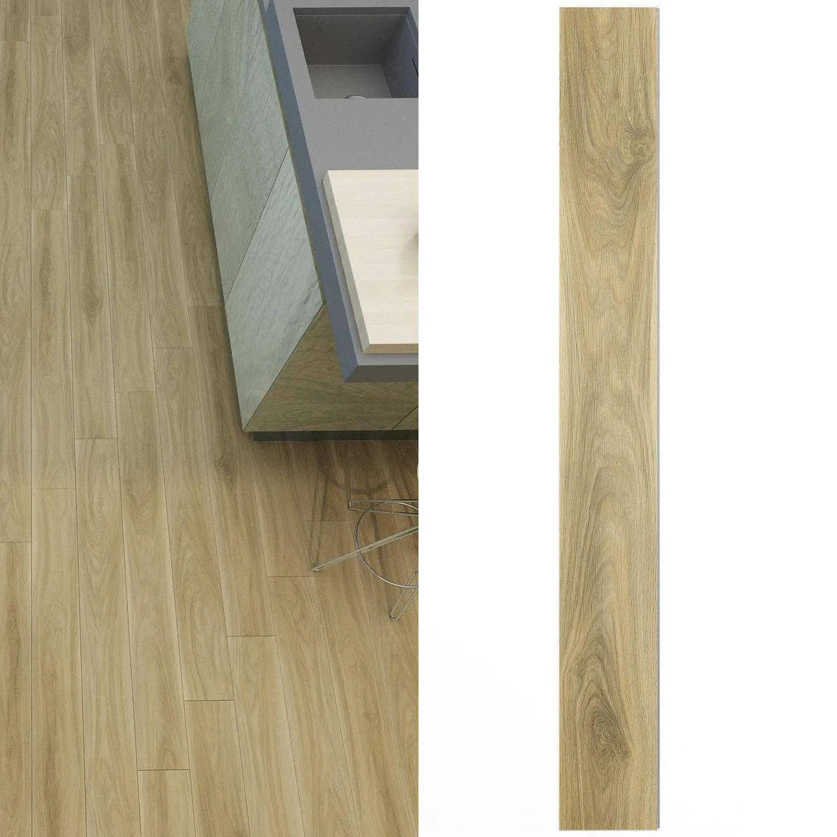 HOLZTEK - Piso SPC Pinchot Oak 5 mm 18.2x152.4 cm 2.5 m2