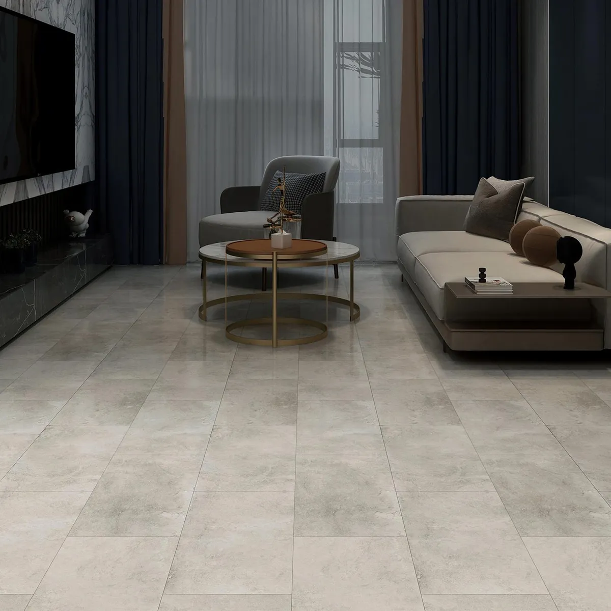 HOLZTEK - Piso SPC Krater Tanned 5 mm 30.5x122 cm 2.6 m2