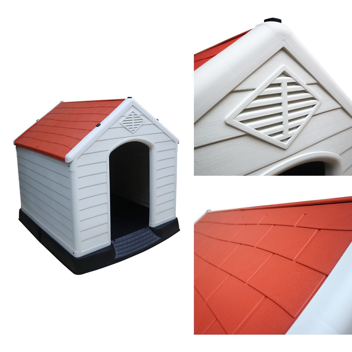 PETIZOOS - Casa para Perro 78.5x87.7x81.5cm