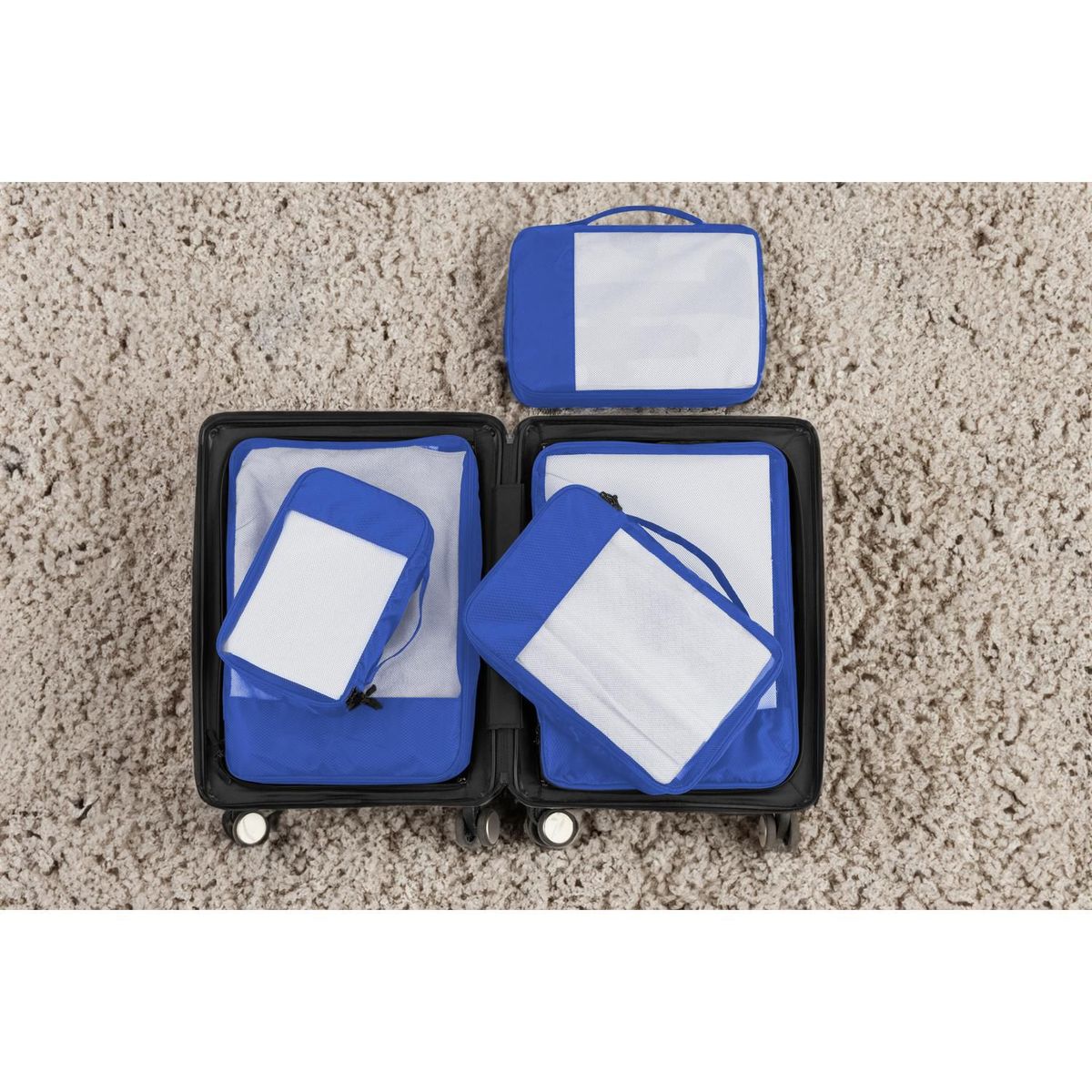 JUST HOME COLLECTION - Set 5 Piezas Organizadores de Viaje