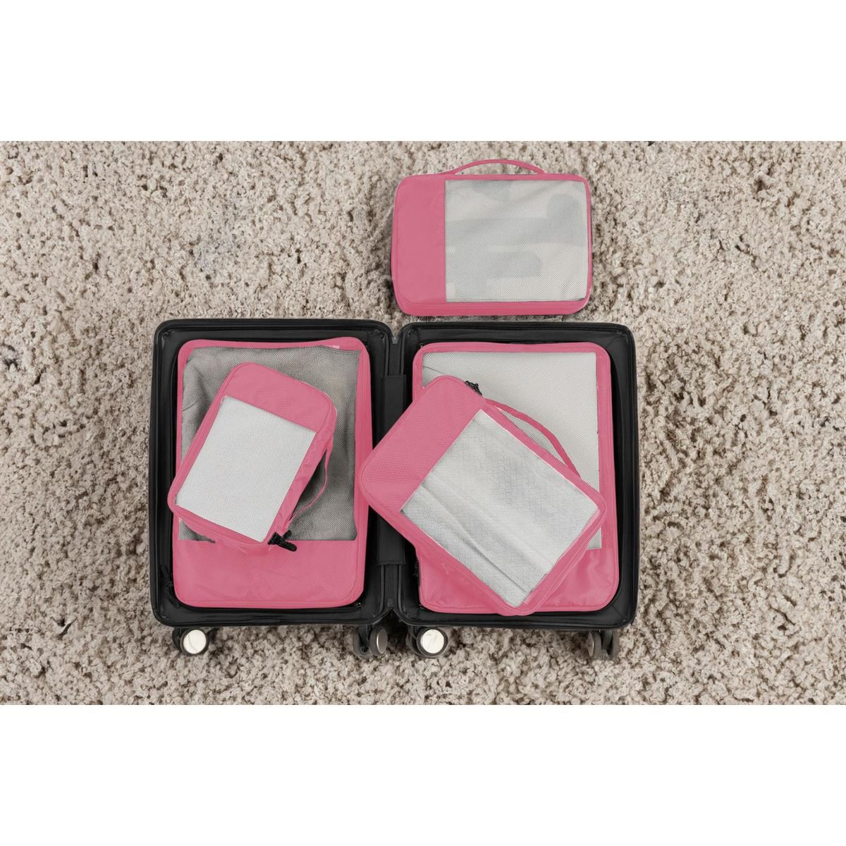 JUST HOME COLLECTION - Set 5 Piezas Organizadores de Viaje