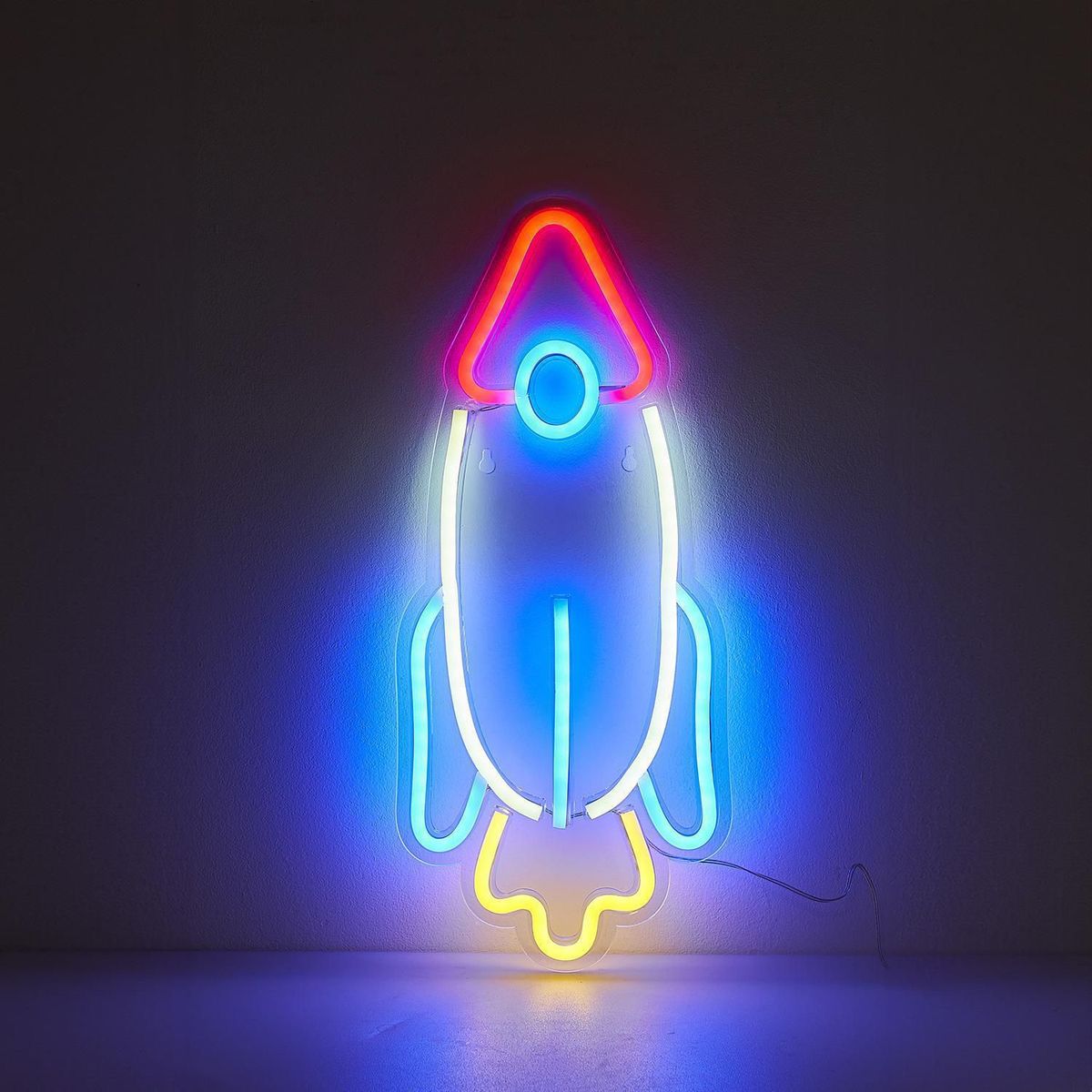 JUST HOME COLLECTION - Lámpara LED Neon Rocket