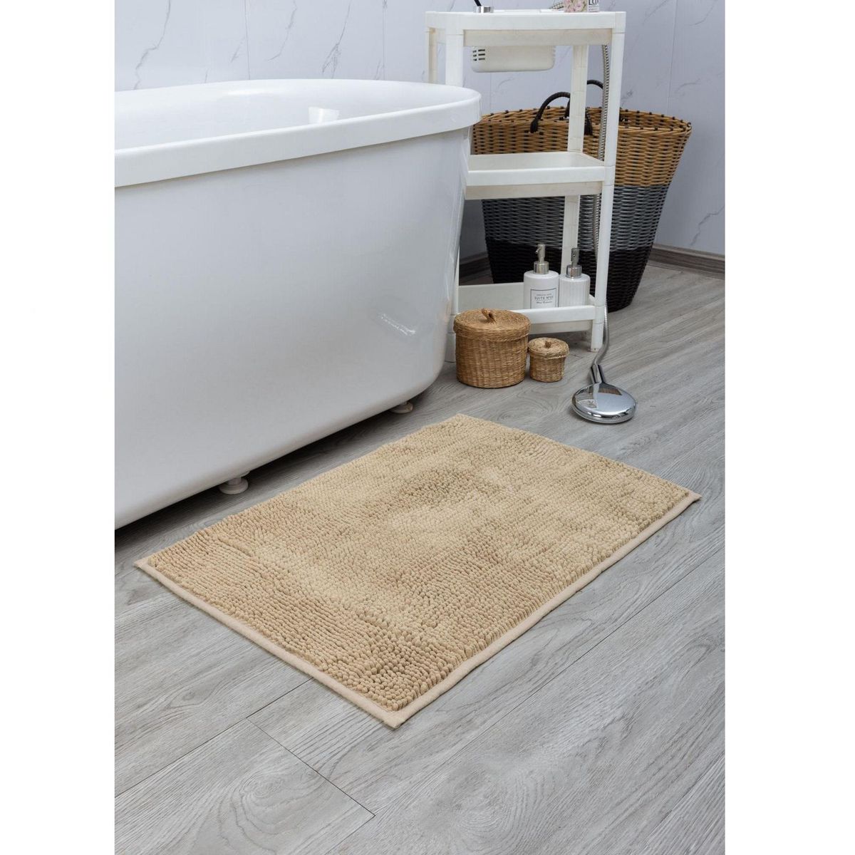 JUST HOME COLLECTION - Piso de Baño Menorca 50x70cm Arena