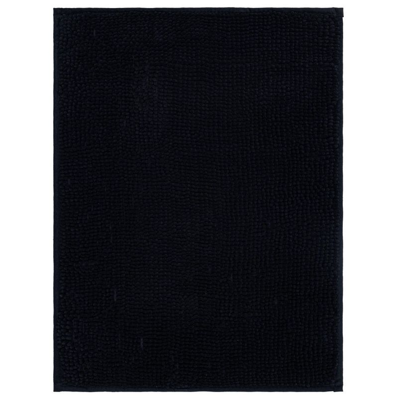 JUST HOME COLLECTION - Piso de Baño Menorca 50x70cm Negro