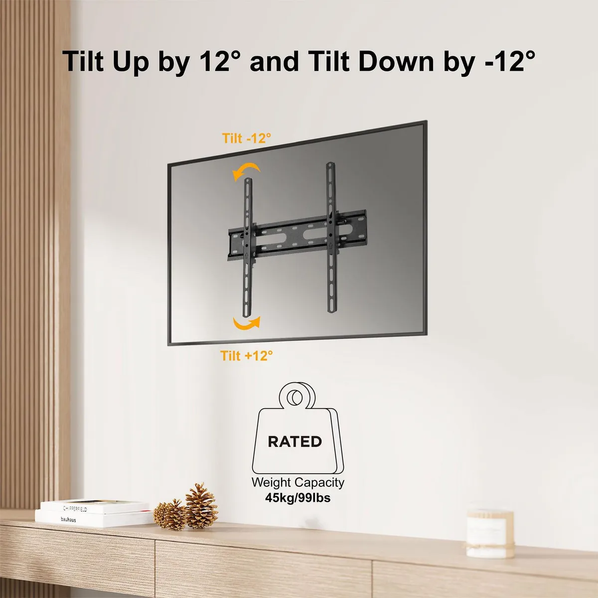 DAIRU - Soporte de TV Reclinable 32-70"