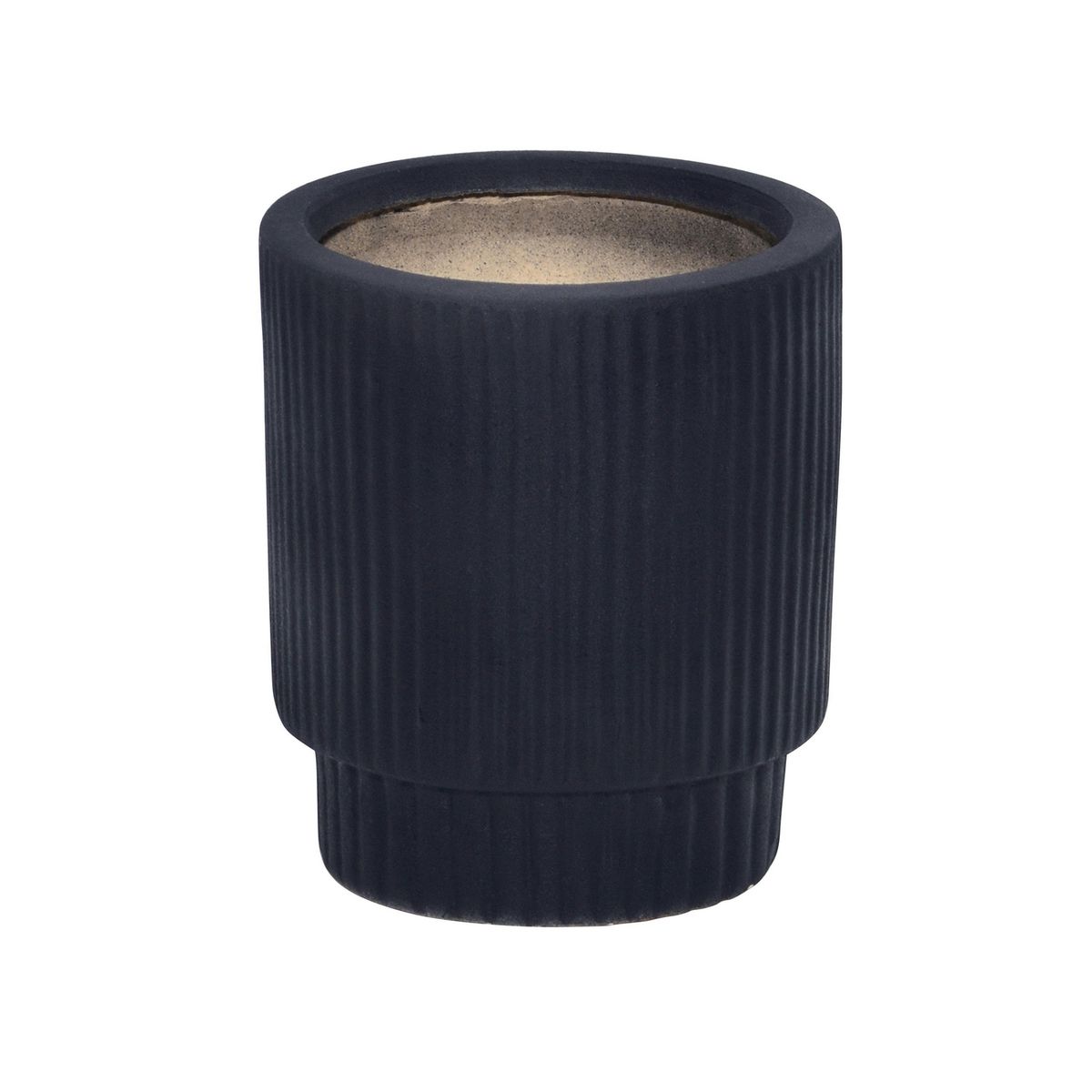 JUST HOME COLLECTION - Maceta Victoria de Cerámica Negro S