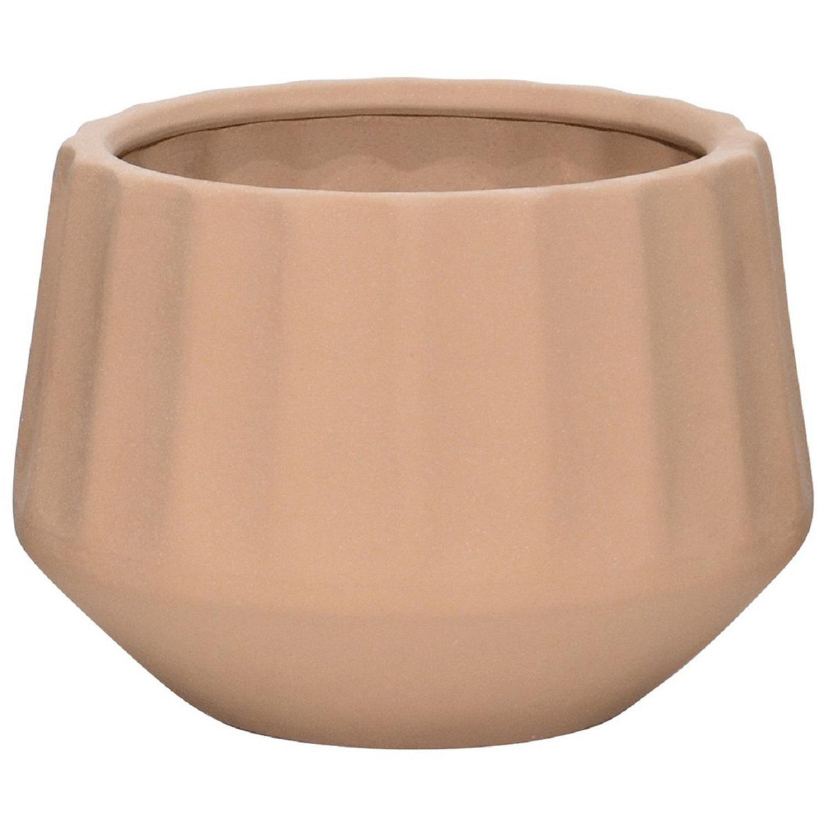 JUST HOME COLLECTION - Maceta Victoria de Cerámica Marrón M