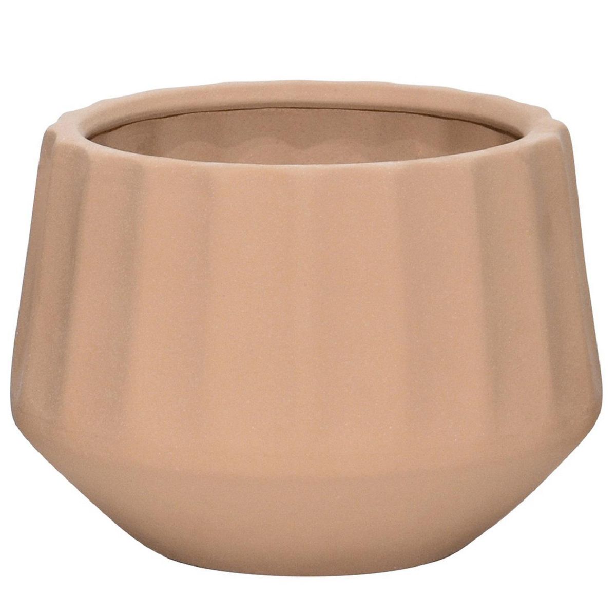 JUST HOME COLLECTION - Maceta Victoria de Cerámica Marrón S