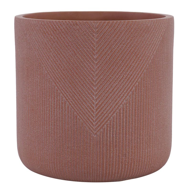 JUST HOME COLLECTION - Maceta de Arcilla Terracotta 24x24cm
