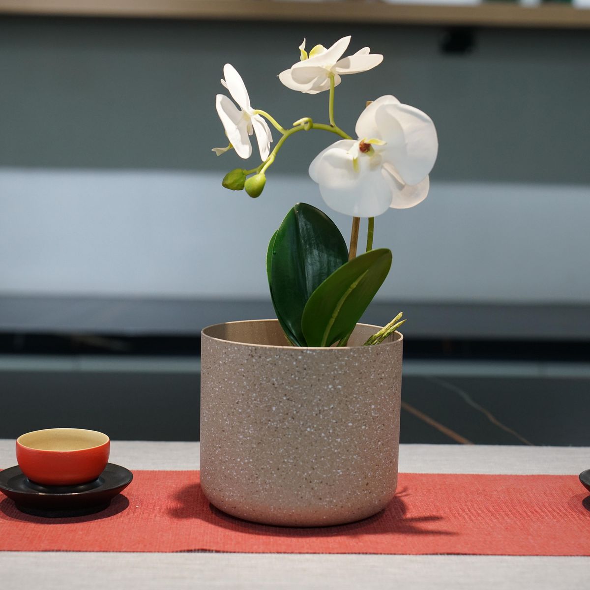 JUST HOME COLLECTION - Maceta Denver Beige 14x12.5cm