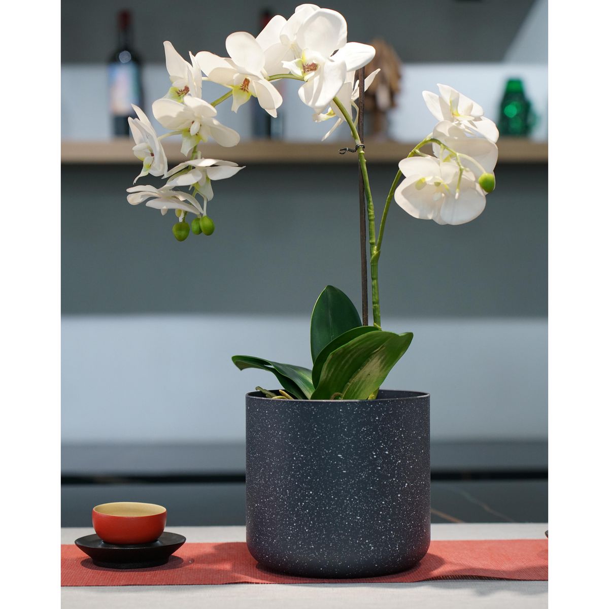 JUST HOME COLLECTION - Maceta Denver Plomo 22x20cm