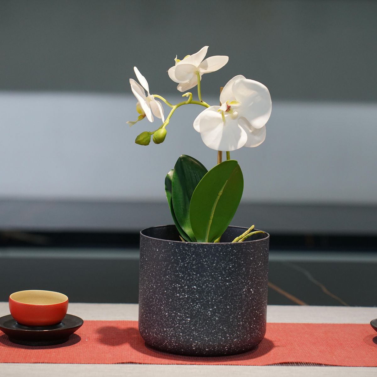 JUST HOME COLLECTION - Maceta Denver Plomo 14x12.5cm