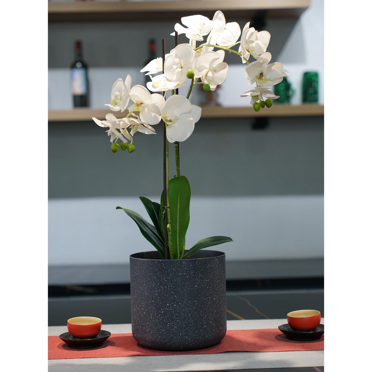 JUST HOME COLLECTION - Maceta Denver Plomo 16x15cm