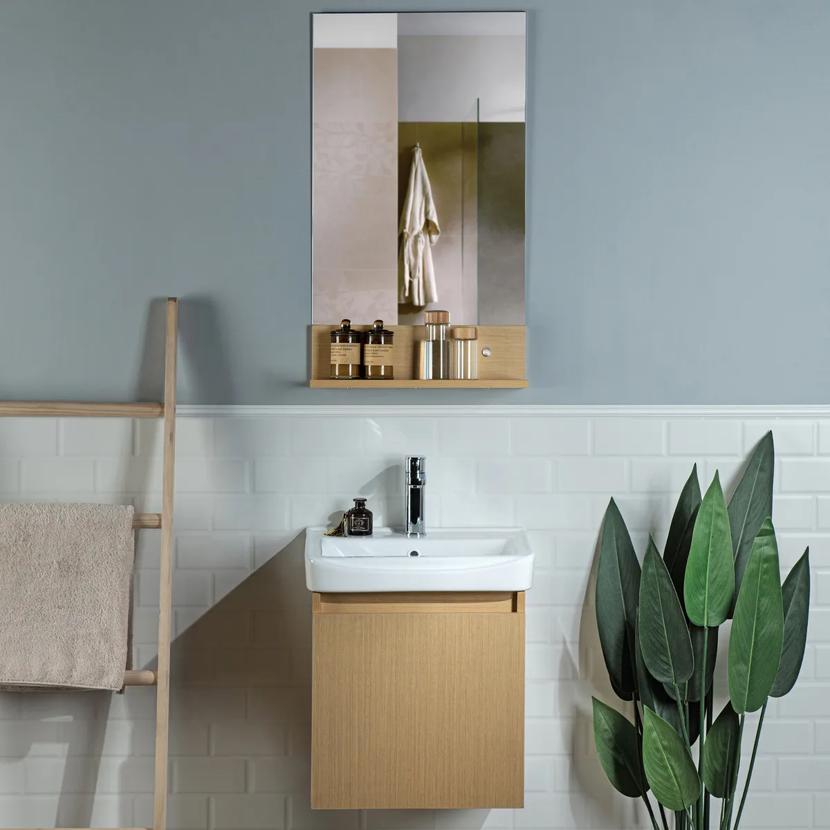 SENSI DACQUA - Combo Mueble Espejo Rio