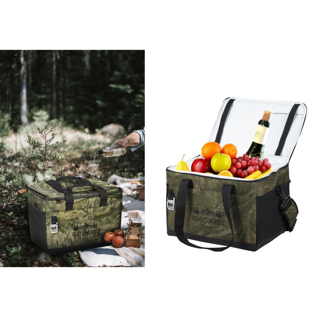 AUTOSTYLE - Organizador con Cooler para Auto Camo 32Lt