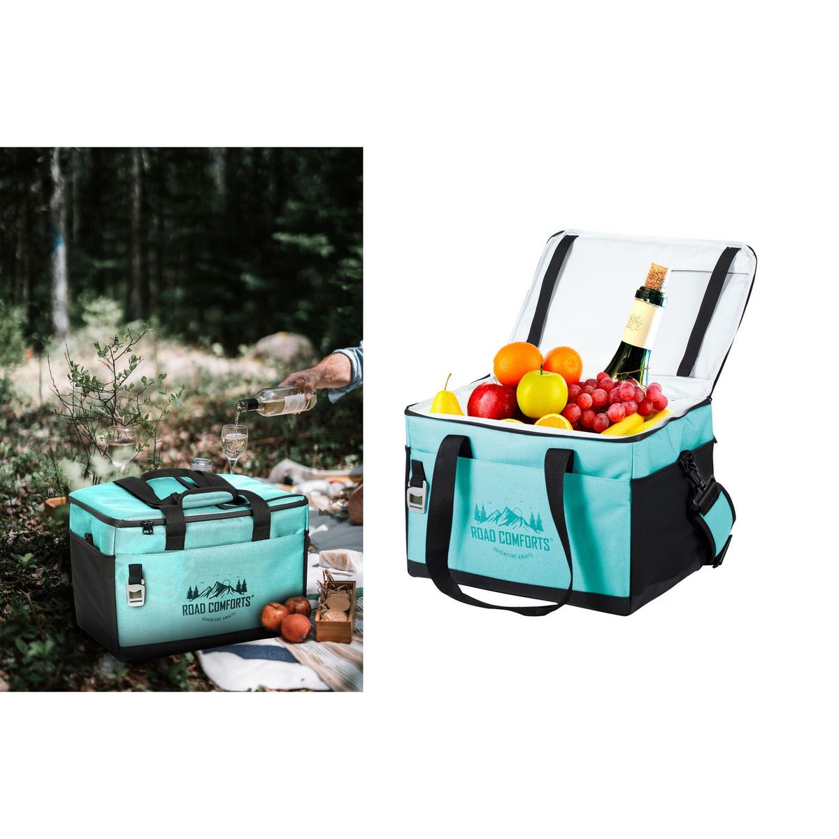 AUTOSTYLE - Organizador con Cooler para Auto Aqua 32Lt