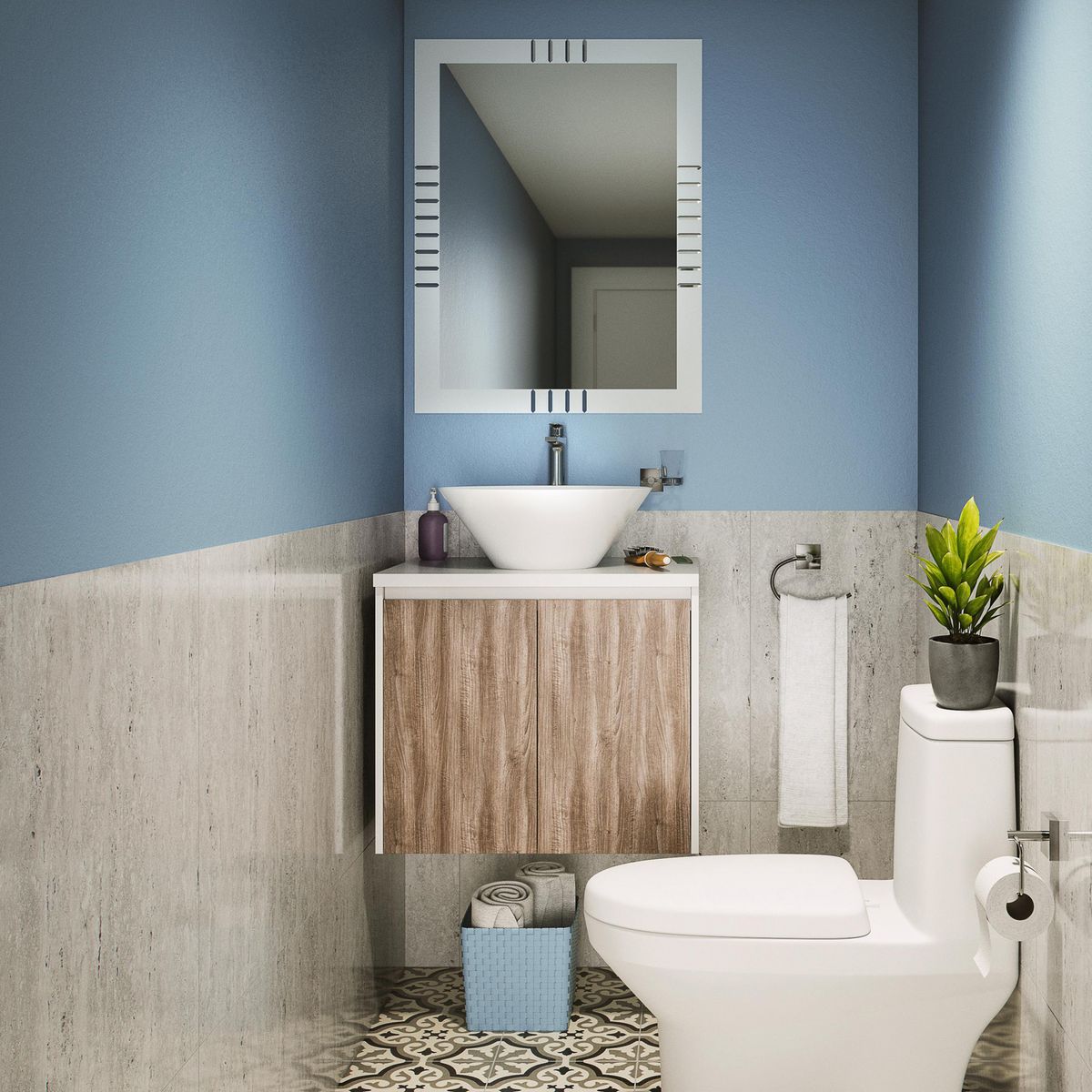 SENSI DACQUA - Espejo de Baño Marco Frosting 60x80cm