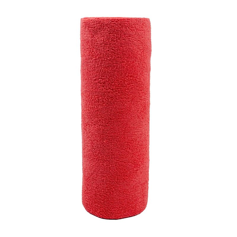KLEINE WOLKE - Paño Absorbente Microfibra Rojo Rollo X24 Unds 30X30 Kleine