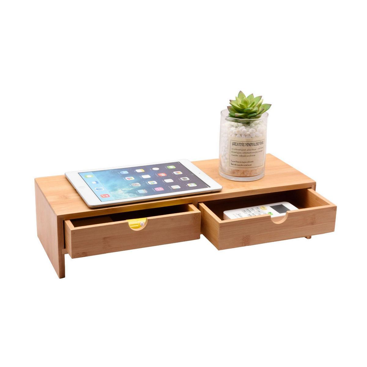 JUST HOME COLLECTION - Organizador 2 Cajones Bambú