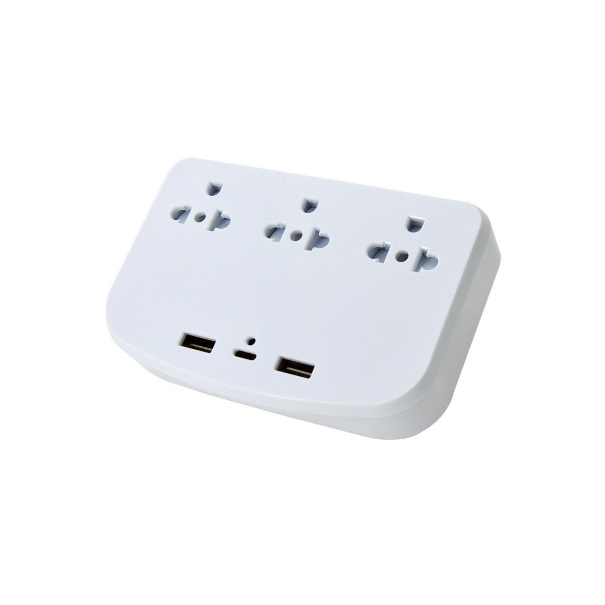 HALUX - Adaptador Univ 3T/2Usb/Usb-C B