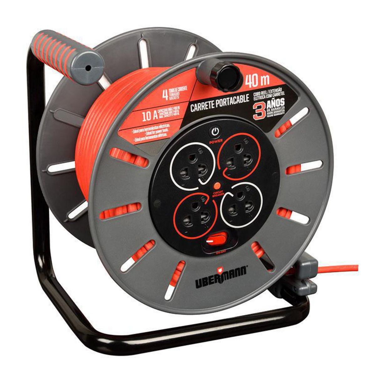 UBERMANN - Carrete Profesional X 40M