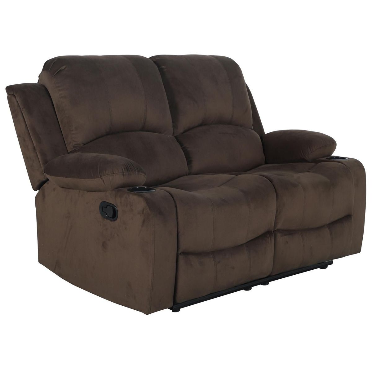 JUST HOME COLLECTION - Sillón Reclinable 2 Cuerpos Washington con Portavasos