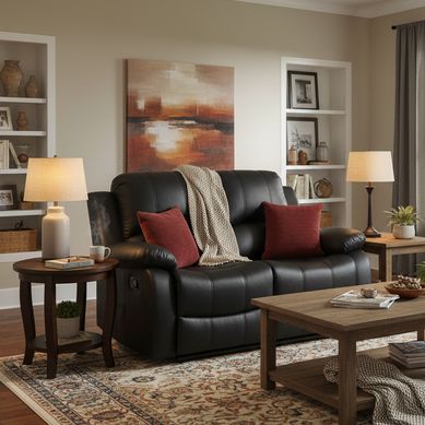 Sill�n Reclinable 2 Cuerpos Calentador Masajeador Atlanta