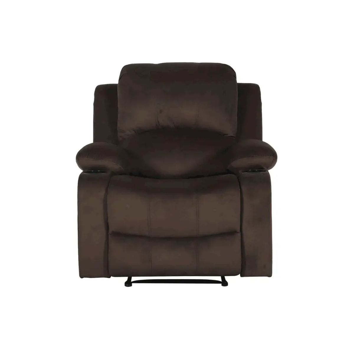 JUST HOME COLLECTION - Sillón Reclinable 1 Cuerpo Washington con Portavasos