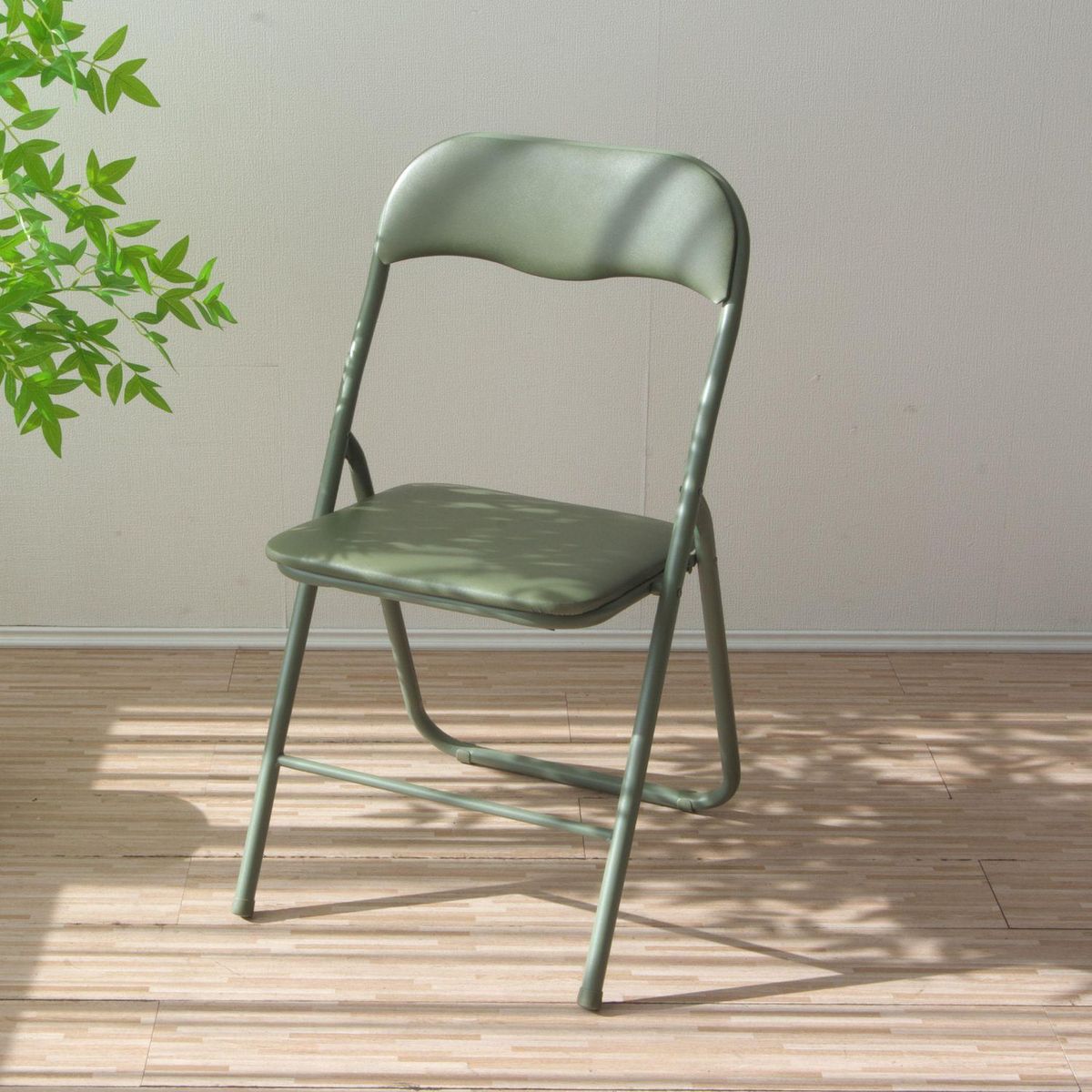 JUST HOME COLLECTION - Silla Plegable PVC Verde