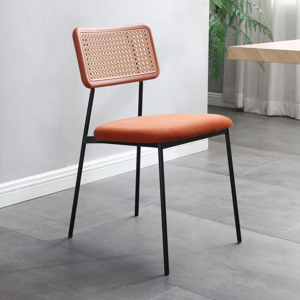 JUST HOME COLLECTION - Silla de Comedor Ravik Naranja