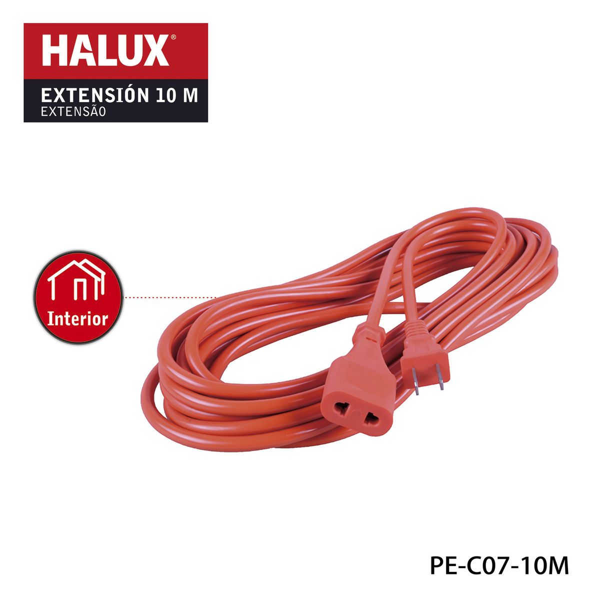 HALUX - Extensión Naranja 16AWG x 10 Metros