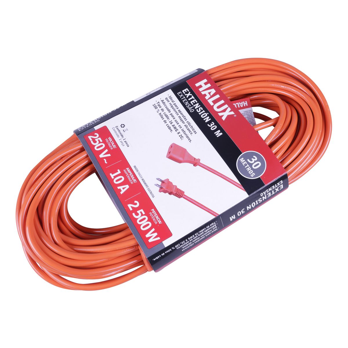 HALUX - Extensión naranja Halux de 30 metros