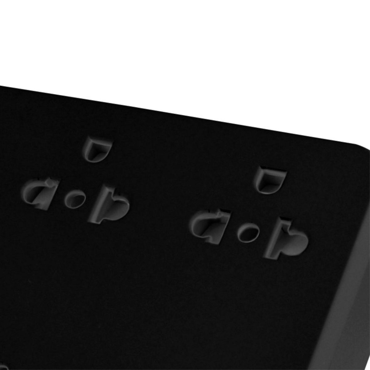 HALUX - Adaptador Univ 3T/2Usb/Usb-C Negro