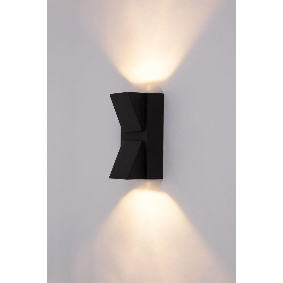 JUST HOME COLLECTION - Braquete De Pared Exterior Led Sara Negro