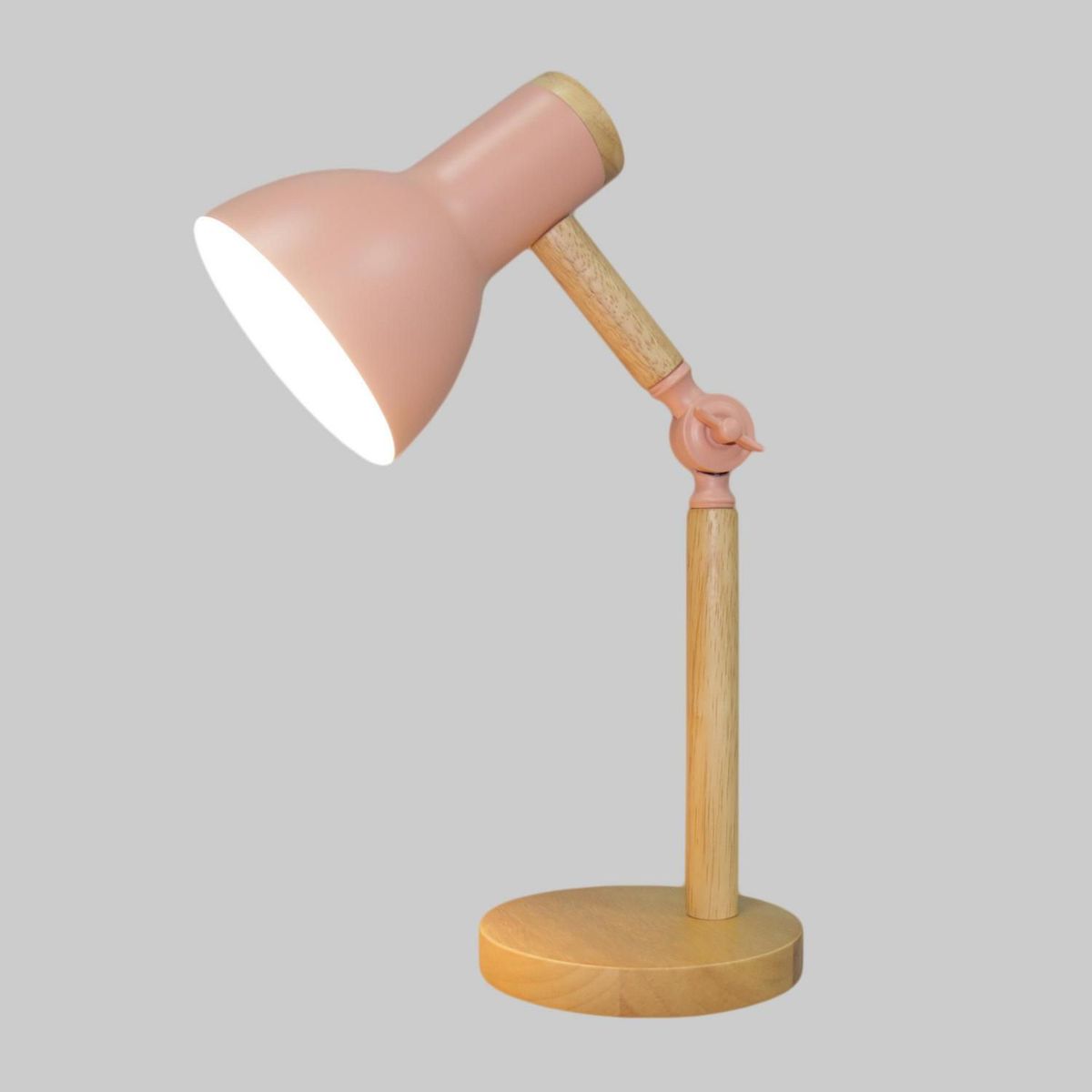 JUST HOME COLLECTION - Lámpara Mesa Escritorio Talina 1L E27 Rosado