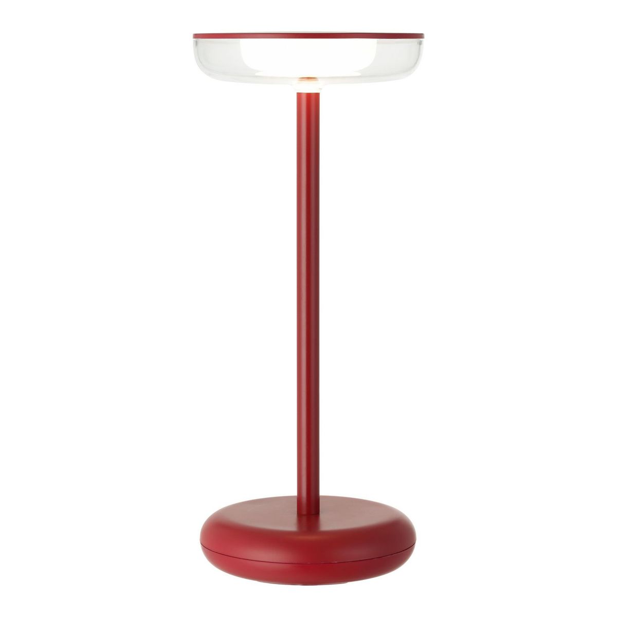 JUST HOME COLLECTION - Lámpara de Mesa LED USB Billu Rojo