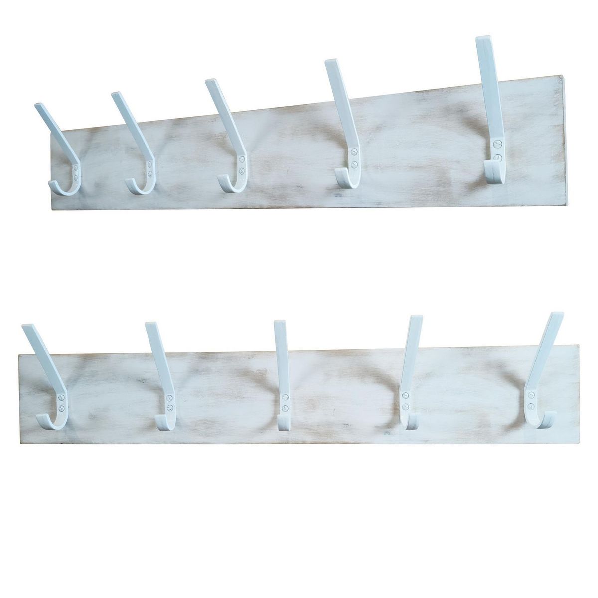 JUST HOME COLLECTION - Perchero 4 Ganchos 45cm Blanco