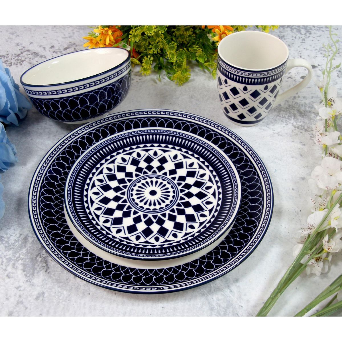 JUST HOME COLLECTION - Juego de Vajilla 16 Piezas Tokyo