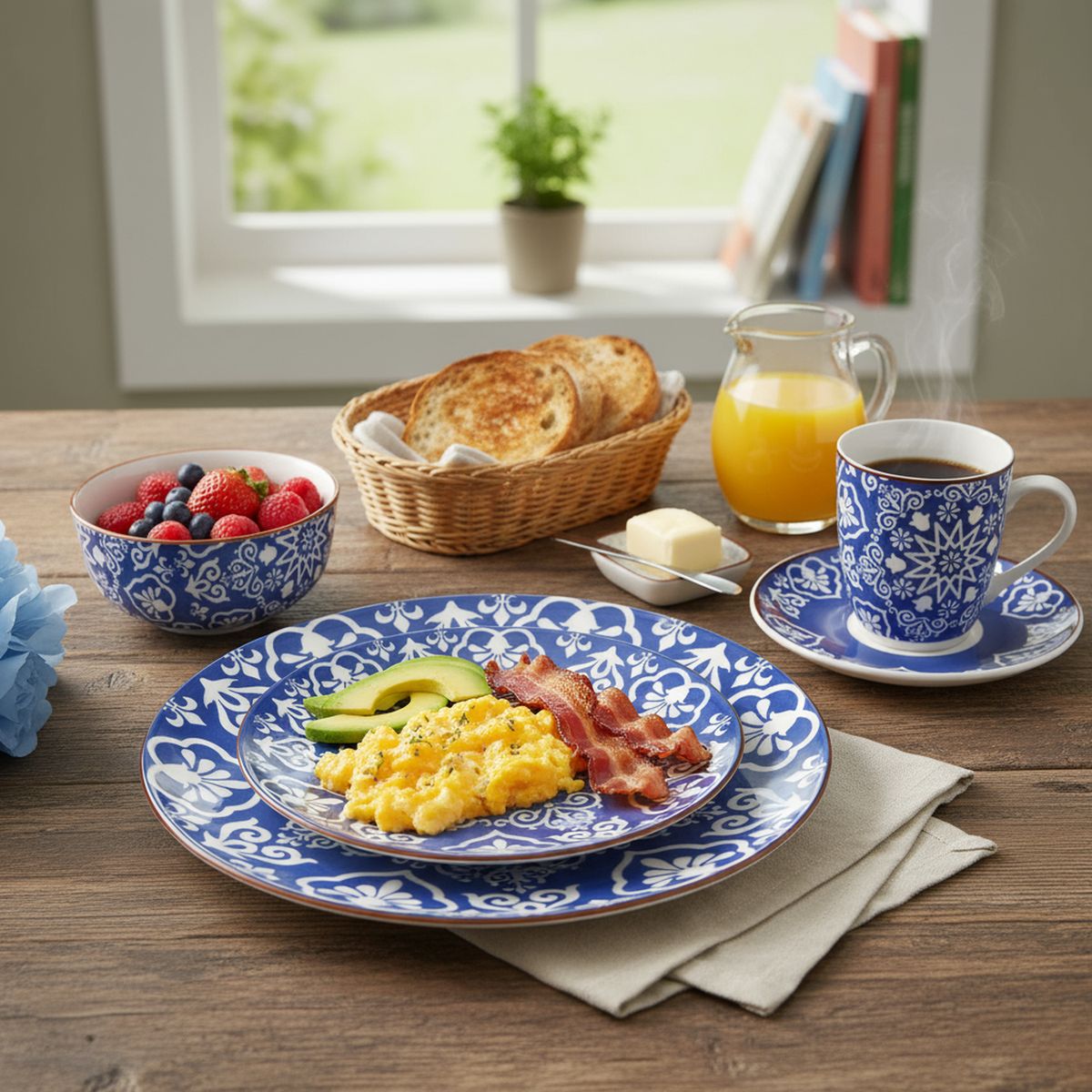 JUST HOME COLLECTION - Juego de Vajilla 30 Piezas Cyane