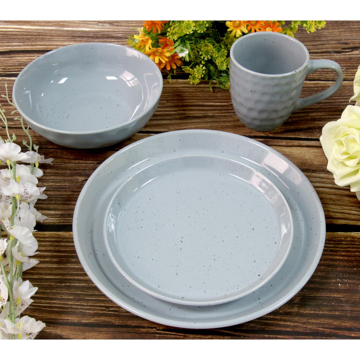 JUST HOME COLLECTION - Juego de Vajilla 24 Piezas Kaya