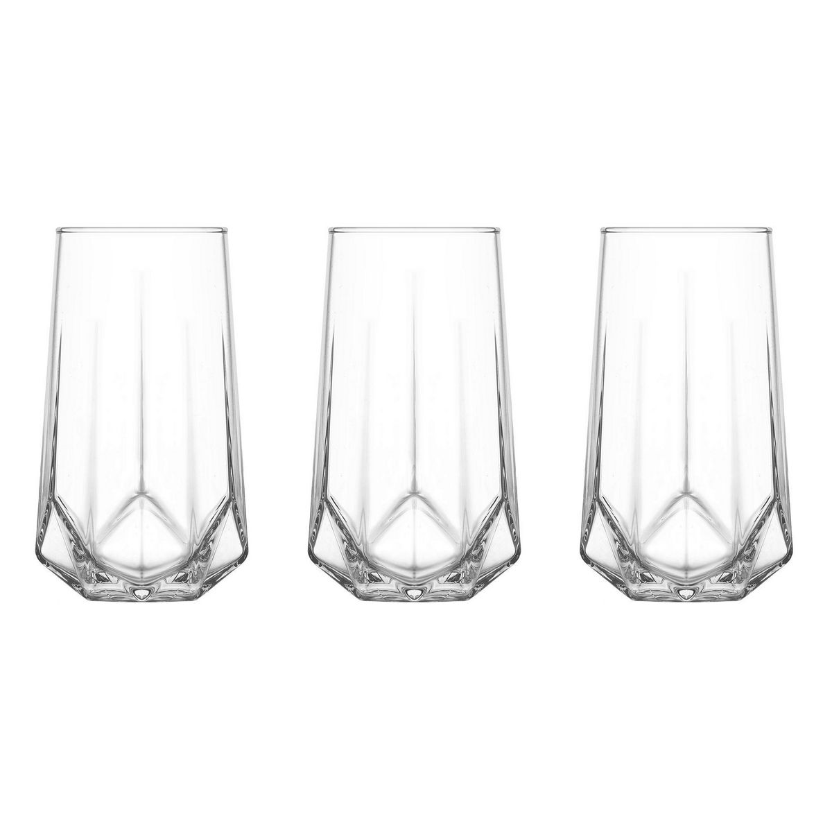 LAV - Set de 3 Vasos Altos de 460 ml
